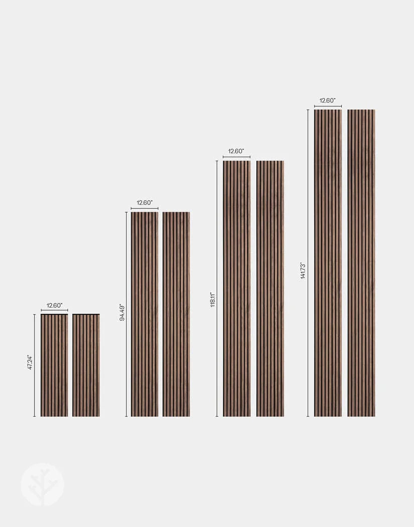 Luxury American Walnut Acoustic Slat Wood Wall Panels